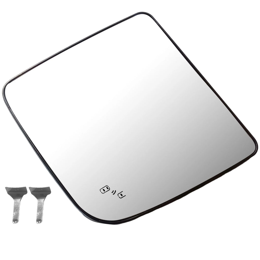 Heated Left Mirror Glass for Nissan Titan XD (2016–2019)