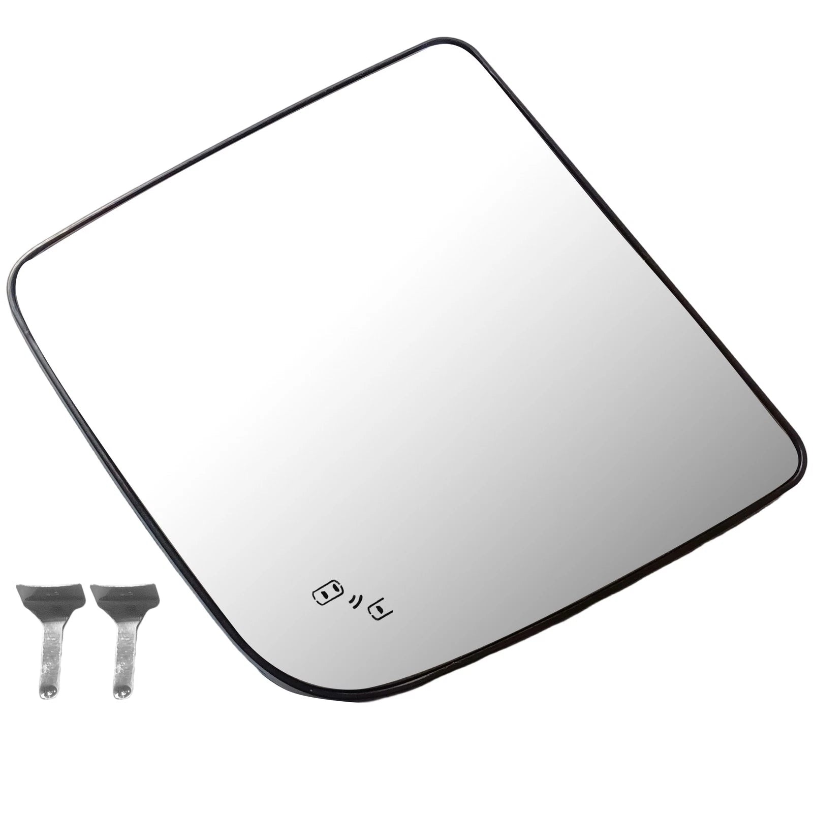 Heated Left Mirror Glass for Nissan Titan XD (2016–2019)