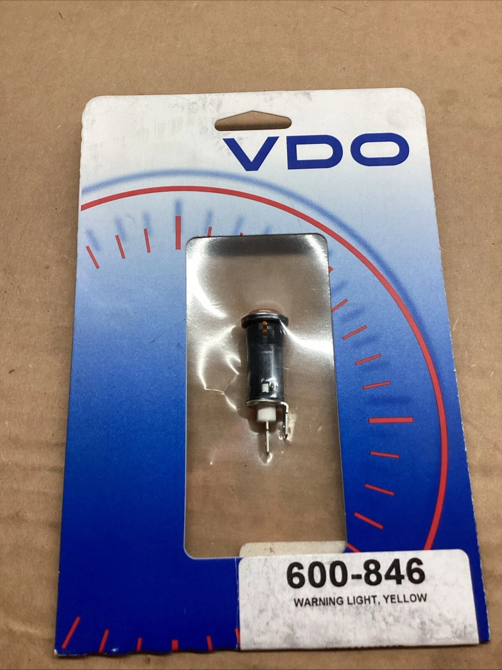 VDO 600-846 Yellow Snap In Panel Mount Warning Light 12V for Automotive