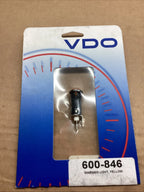 VDO 600-846 Yellow Snap In Panel Mount Warning Light 12V for Automotive