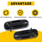 2X Door Handle for Honda CR-V (1997–2001) Front Left Right Outer