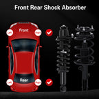 Set of 4 Struts and Shocks Assembly for Toyota Corolla (2014–2019)