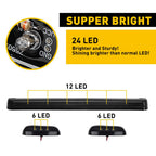 White LED Roof Top Running Cab Lights for Chevy GMC 2500/3500 (2007–Present)
