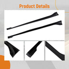 Side Skirt Extension Lip for Honda Civic Sedan & Hatchback (2022–2025) Gloss Black