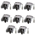 Set of 8 Ignition Coils & NGK Platinum Spark Plugs for Ascender Caprice (2002–2004)