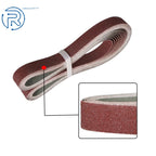 Set of 12 Sanding Belts 1" × 42" 60 80 120 150 240 400 Grit Aluminum Oxide