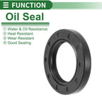 Set of 5 Oil Seal Rotary Shaft Seal NBR Rubber 35x55x8mm