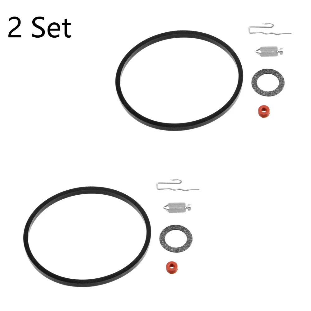 Set of 2 Carburetor Needle Seat Kit for Tecumseh 631021 631021A 621021B Eska