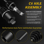 Rear CV Joint Axle for Polaris Sportsman 350 400 500 4x4