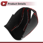 1 Pc Gear Shift Knob Cover for Volkswagen Taos (2022–2023) Black Red Faux Leather