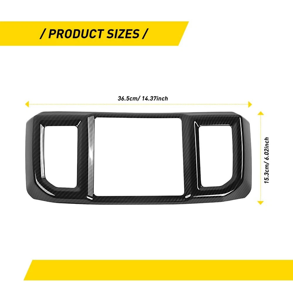 Carbon Fiber Rear Air Conditioning Vent Outlet Cover for Ford F150 (2015–2020)