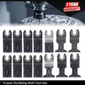 14 Pack Oscillating Multi Tool Saw Blades for Various Models