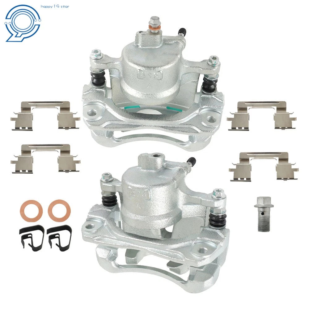 Set of 2 Front Left & Right Brake Calipers w/ Bracket for Toyota Camry (2002–2006)