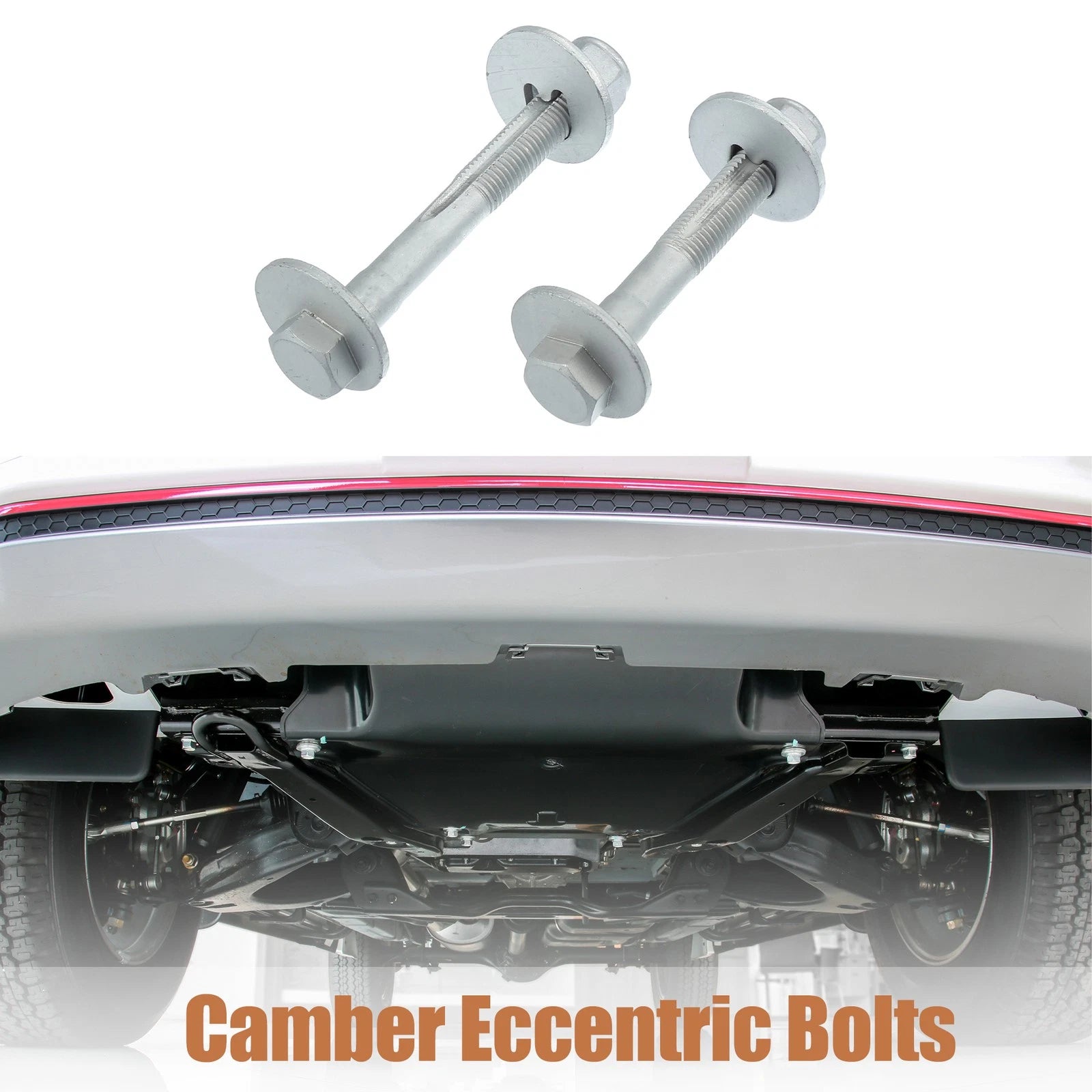 Set of 4 Camber Adjusting Eccentric Bolts for Volkswagen GTI (2006–2021)