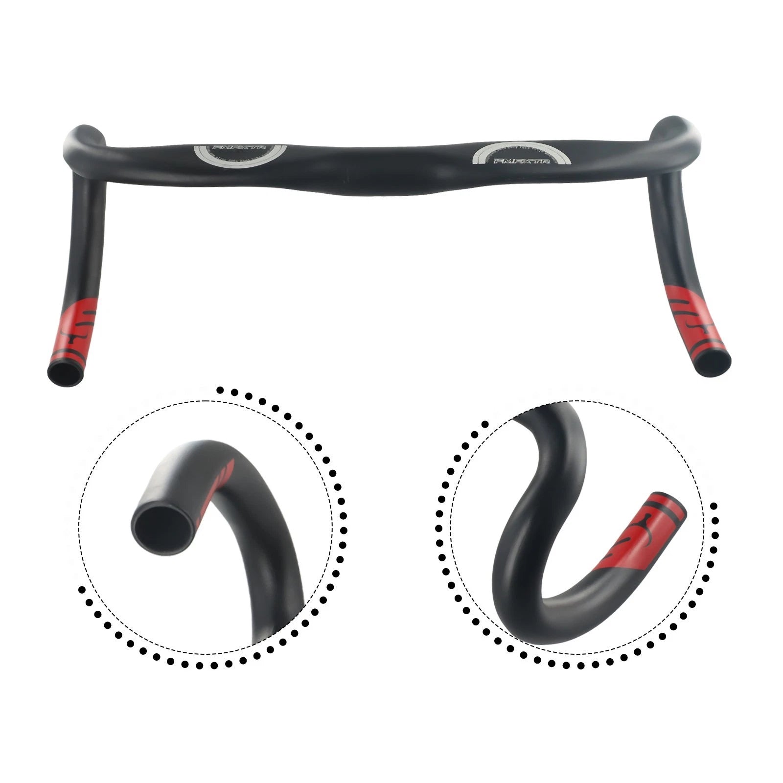 Cycling Handlebar Attachment for Bike (Lightweight, Bent Bar, Drop Bar)