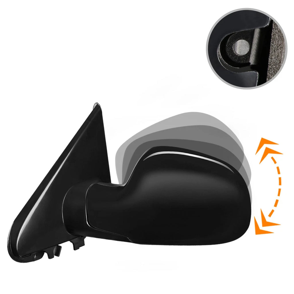 OE Style Manual Side Rear View Door Mirror Left for Caravan/Grand Voyager (1996–2000)