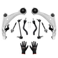Front Lower Control Arms with Ball Joints & Tie Rods for Nissan Altima (2007–2013)