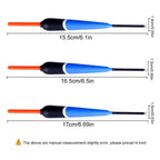 5pcs Blue Balsa Wood Sea Fishing Floats with Stable Floating Action