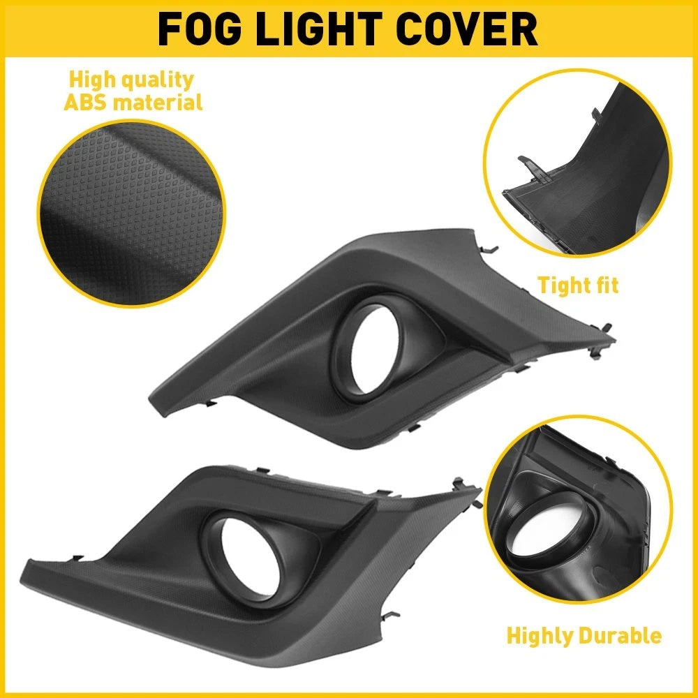 Fog Light Cover Bezel Pair for Subaru Crosstrek (2018–2020)