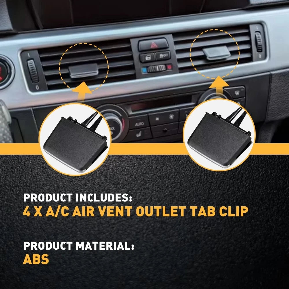 AC Vent Outlet Tab Clip for BMW 3 Series E90 E91 (2005–2012)