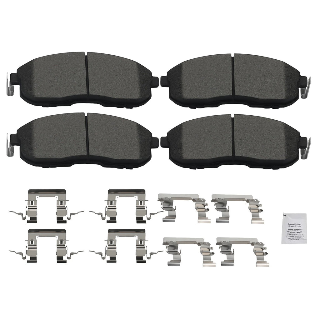 Front Ceramic Brake Pads Set for Nissan 350Z Altima Juke Maxima Sentra (2003-2019)