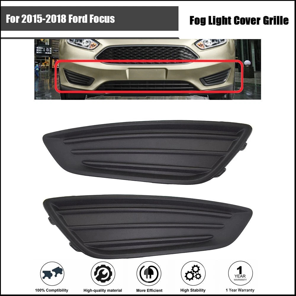 Fog Light Cover Grille Bezel for Ford Focus (2015–2018)
