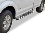 Chrome Running Boards for Ford F150 (2015-2026) Regular Cab & F250 (2017-2026)