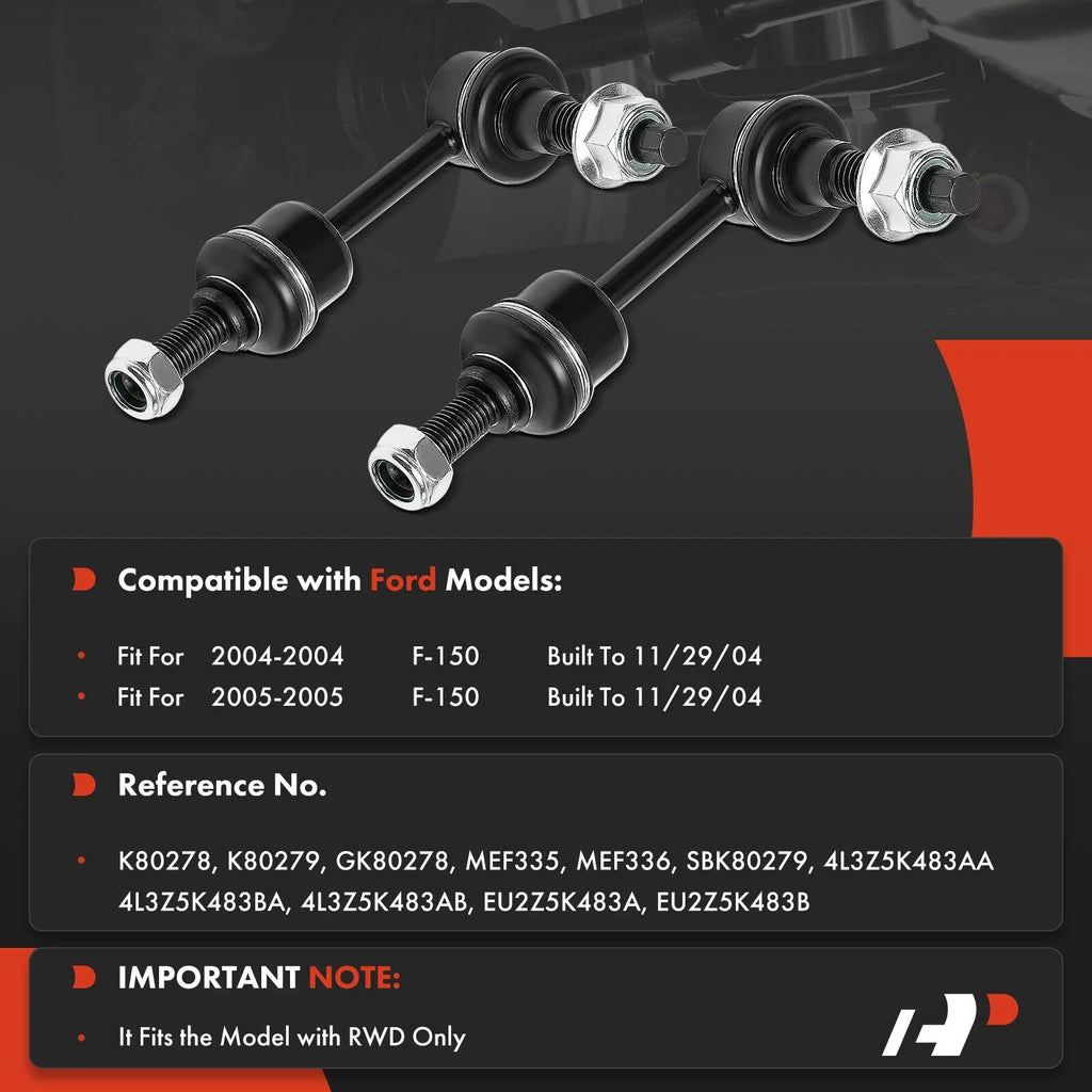 2X Front Stabilizer Bar Link for Ford F-150 (2004–2005) RWD