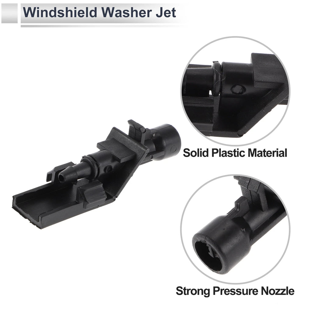 Washer Nozzle Set of 6 w/ Hose Connector for Honda (No. 76810TP6A01)