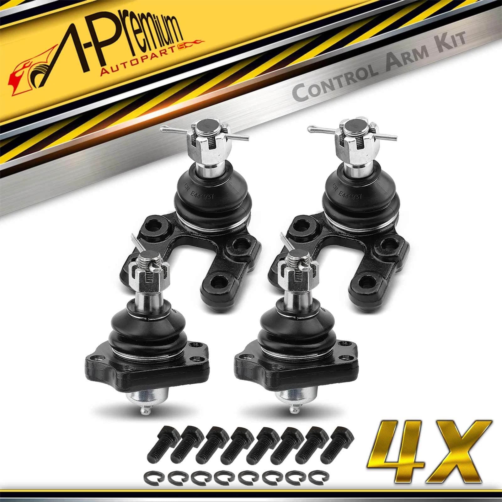 Set of 4 Front Upper & Lower Ball Joints for Nissan Pathfinder (1995–1997)