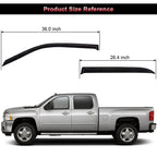 4pc Vent Window Visor for Toyota 4Runner (1996–2002)