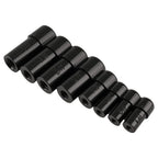 Set of 8 Tap Socket Set 70500 for Threading 1/8"-3/4" Ratchet T-Handle