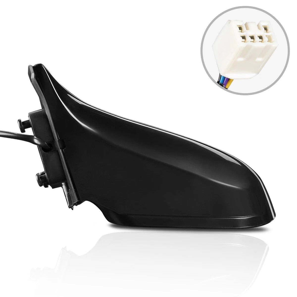 Powered Heated Side Rear View Door Mirror Left for Mazda 626 (2000–2002)