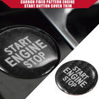Carbon Fiber Engine Start Stop Button Cover for VW CC (2012–2017)