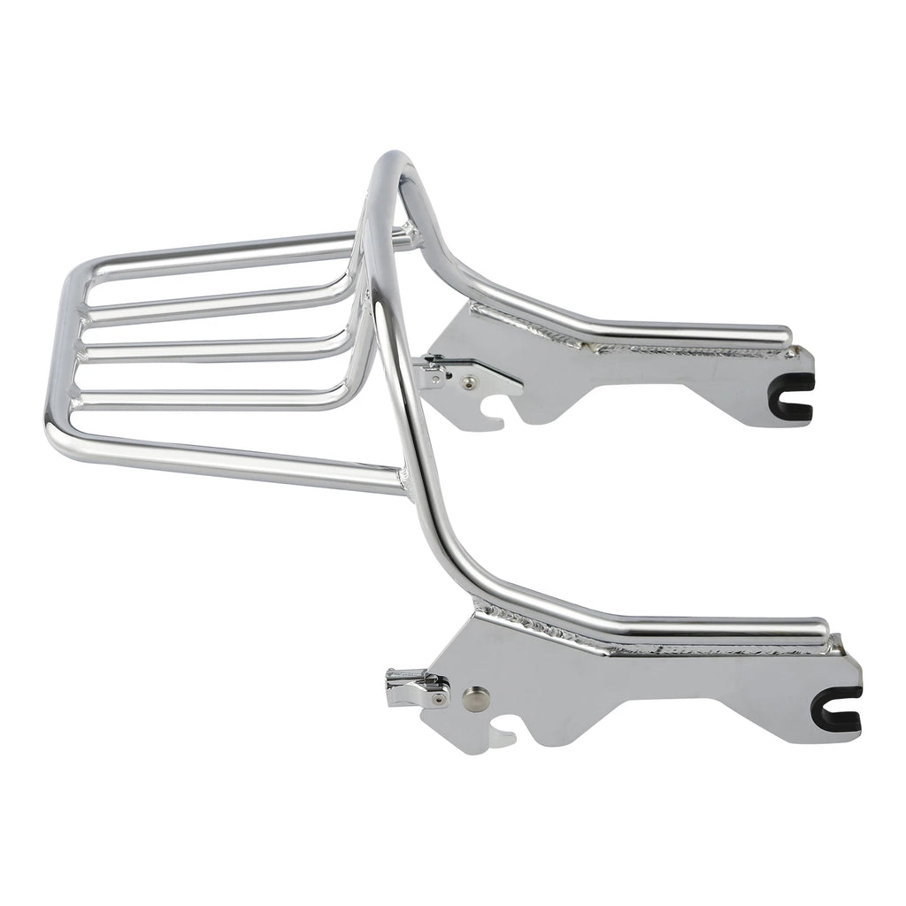 Chrome Mount Luggage Rack for Harley Softail Low Rider Sport Glide (2018–2025)
