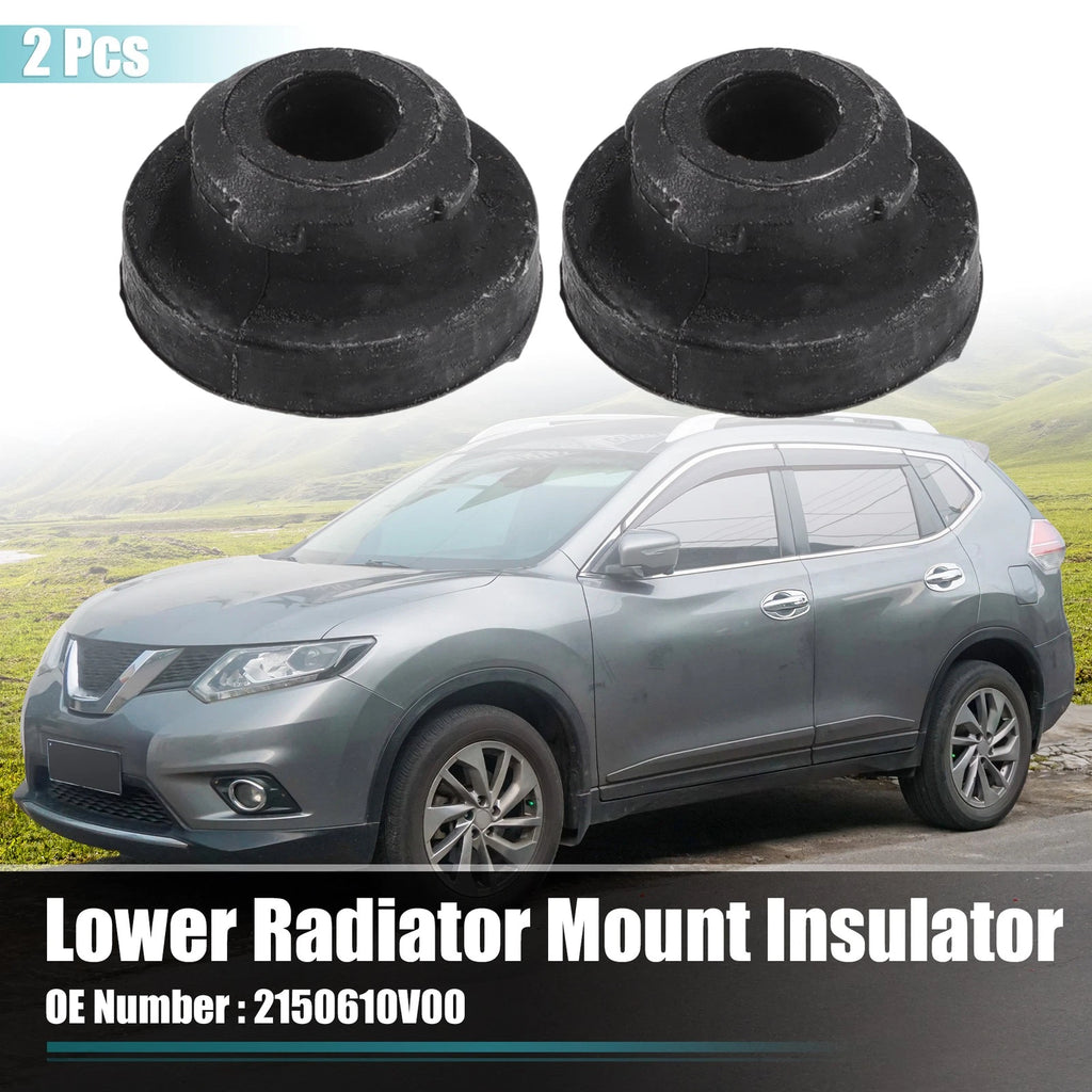 2X Upper Radiator Mount Insulator No. 2150610V00 for Nissan 240SX (1989–1998)