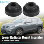 2X Upper Radiator Mount Insulator No. 2150610V00 for Nissan 240SX (1989–1998)