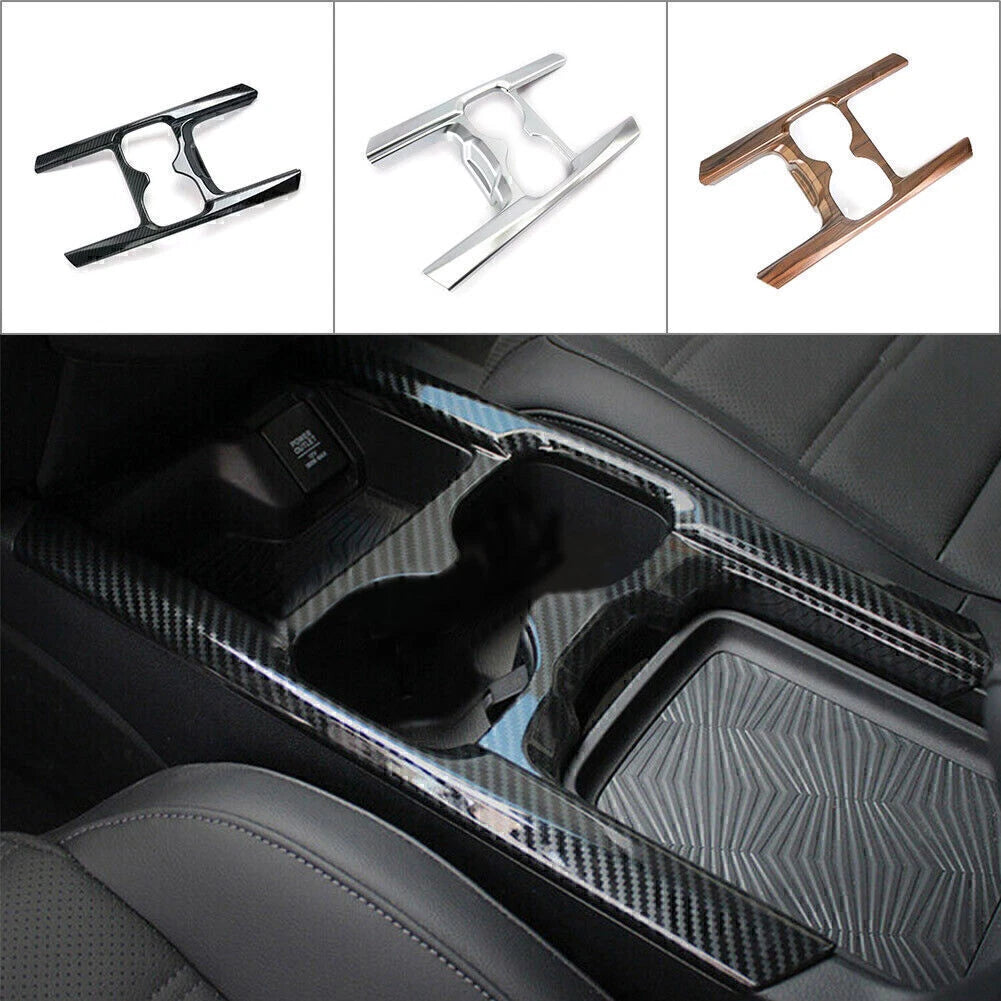 Carbon Fiber Water Cup Holder Trim for Honda CR-V (2017–2019)
