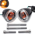 Clear Lens Rear Turn Signal Light Indicator for Harley XL883 FLSB FXST FLDE FLHC (2014–2023)