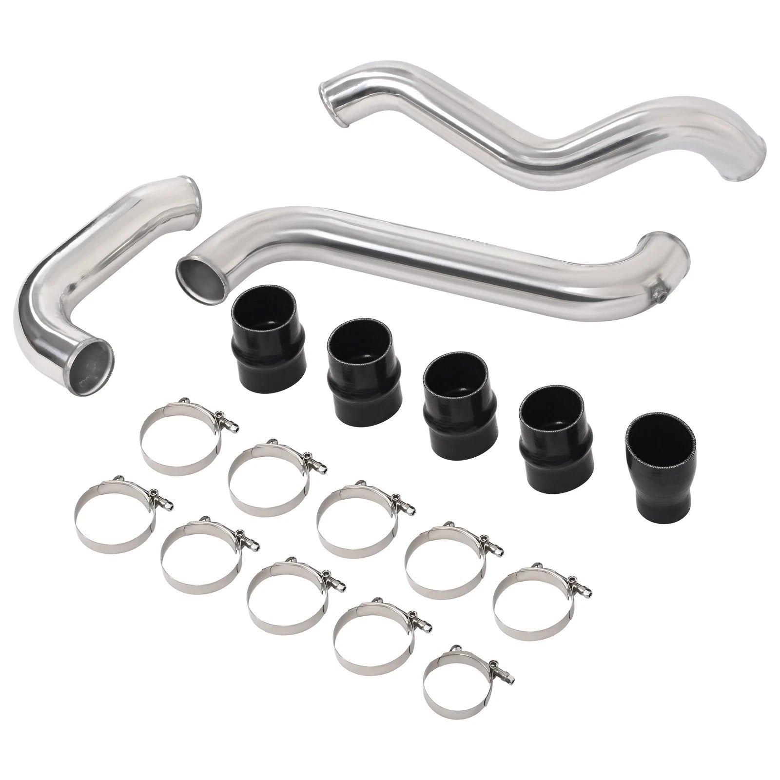 3" Polished Intercooler Pipe & Boot Kit for GMC Chevy 6.6L LML Duramax (2011–2016)