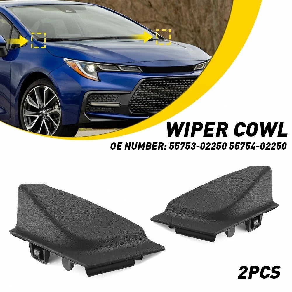 2X Front Fender To Cowl/Hood Side Seal for Toyota Corolla (2020–2022)
