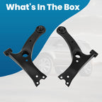 2X Front Lower Control Arms for Toyota Corolla Celica Matrix (2000–2008) Pontiac Vibe (2003–2008)