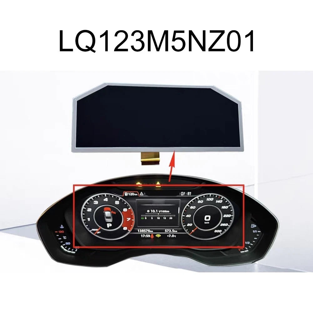 12.3 inch Dashboard Display LQ123M5NZ01 for Audi Q3 Q5 Q7 Q8 A6 A8 (2016–2023)