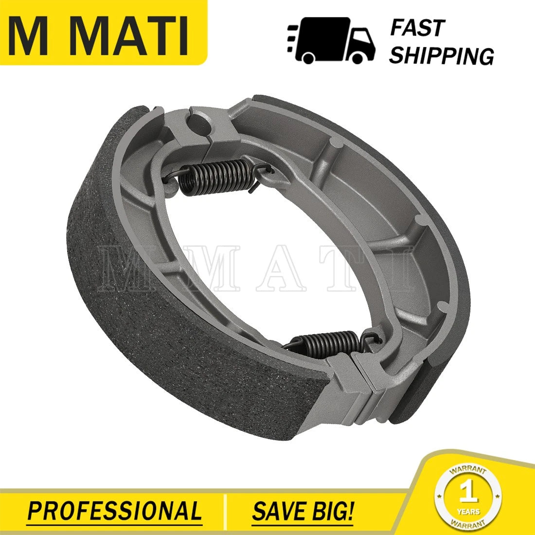 Rear Brake Shoes Kit for Yamaha Raptor 90 YFM90 (2016–2023) & Raptor 110 YFM110 (2024)