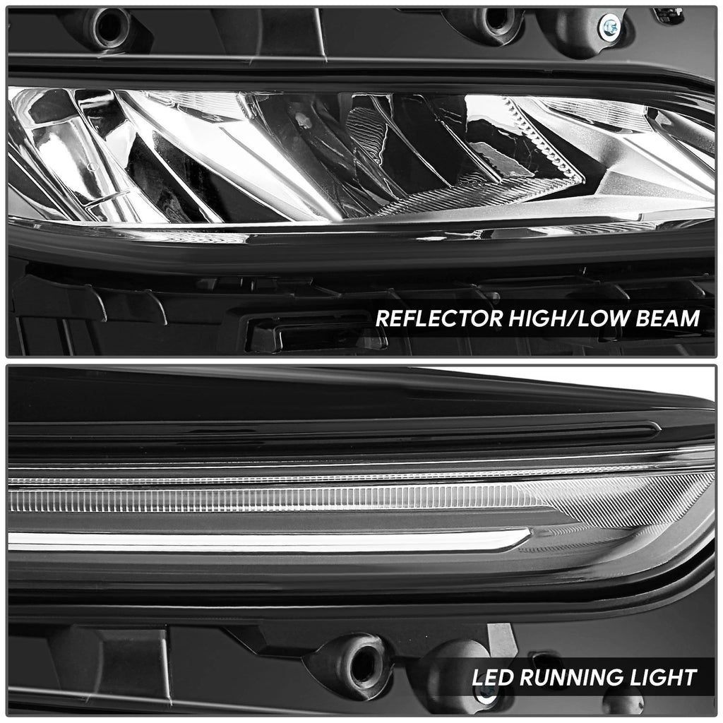 LED Headlight Assembly for Chevrolet Equinox (2022–2024) - Right, Black Clear