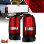 Set of 2 LED Tail Lights for Dodge Ram Pickup (1994–2002)