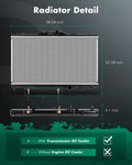 Aluminum Radiator for Toyota Corolla, Geo Prizm 1.8L (1998–2002) 2198