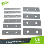 Set of 10 Precision Parallel Bars 1/8 x 4" Hardened Steel
