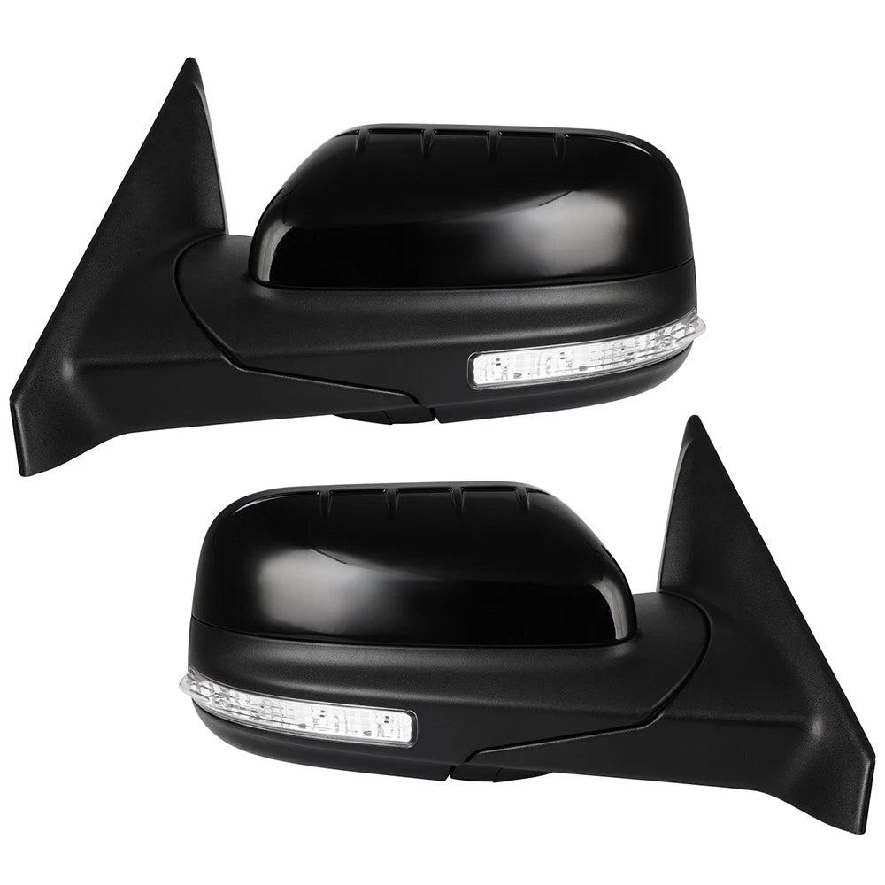 Pair Side Mirrors for Ford Explorer (2011–2015) Heated, Puddle, Signal Light, 7 PIN