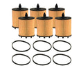 Set of 6 Engine Oil Filters for Buick Cadillac Chevy GMC Pontiac Saab (All Years)